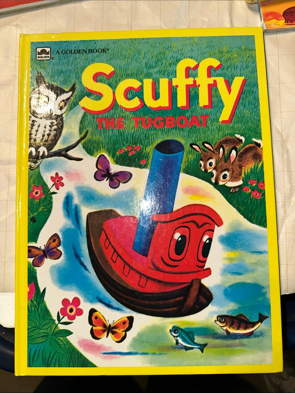 Vintage hardcover “Scuffy the Tugboat” (1974)
